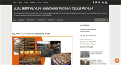 Desktop Screenshot of peternakpuyuh.com