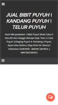 Mobile Screenshot of peternakpuyuh.com