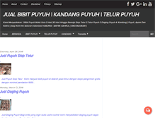 Tablet Screenshot of peternakpuyuh.com